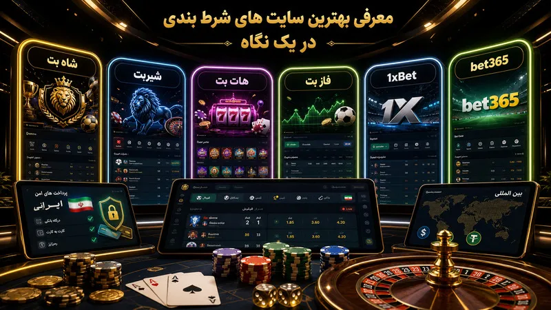 معرفی بهترین سایت های شرط بندی در یک نگاه