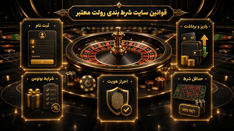 قوانین سایت شرط بندی رولت معتبر
